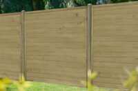 Forest Garden 6ft Horizontal Tongue and Groove Fence Panel - Pack of 5