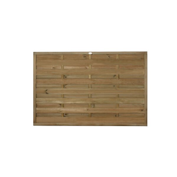 Forest Garden 1.8m x 1.2m Pressure Treated Decorative Europa Plain Fence Panel - Pack of 4