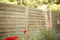 Forest Garden 1.8m x 1.8m Pressure Treated Decorative Europa Plain Fence Panel - Pack of 5