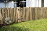 Forest Garden Contemporary Picket Gate 3ft