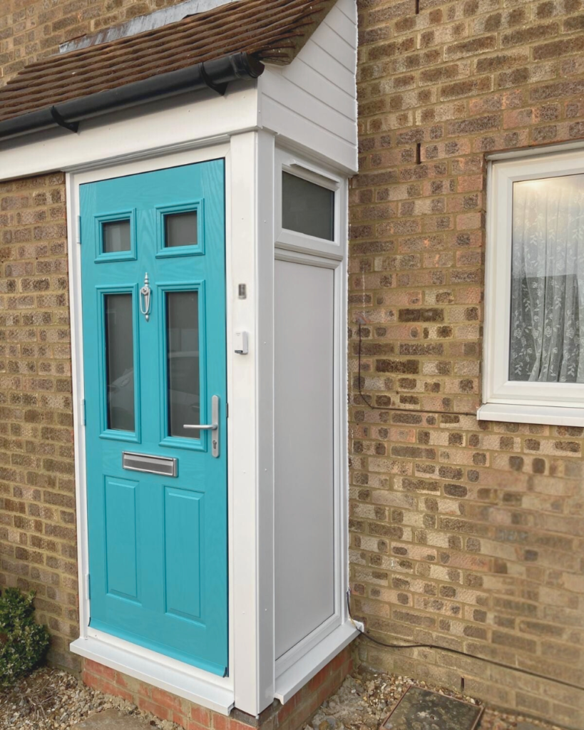 Porch and composite door supply and fit by USTYLE Home Improvements