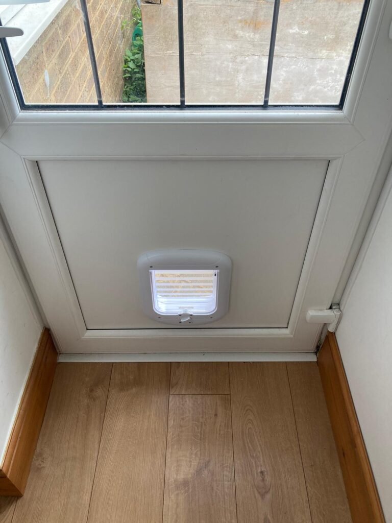 UPVC Door Cat Flap insatlled by USTYLE Home Improvements